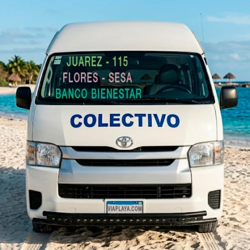 Foto de la ruta Juarez 115 Flores SESA Banco Bienestar